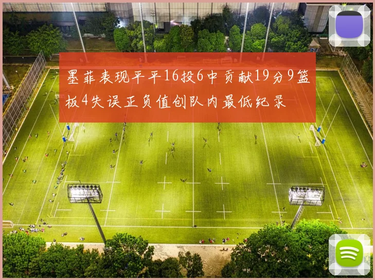 墨菲表现平平16投6中贡献19分9篮板4失误正负值创队内最低纪录